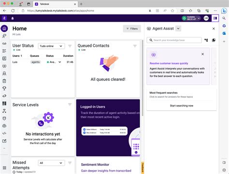 Workspace Desktop App for Talkdesk CX Cloud – Knowledge Base.